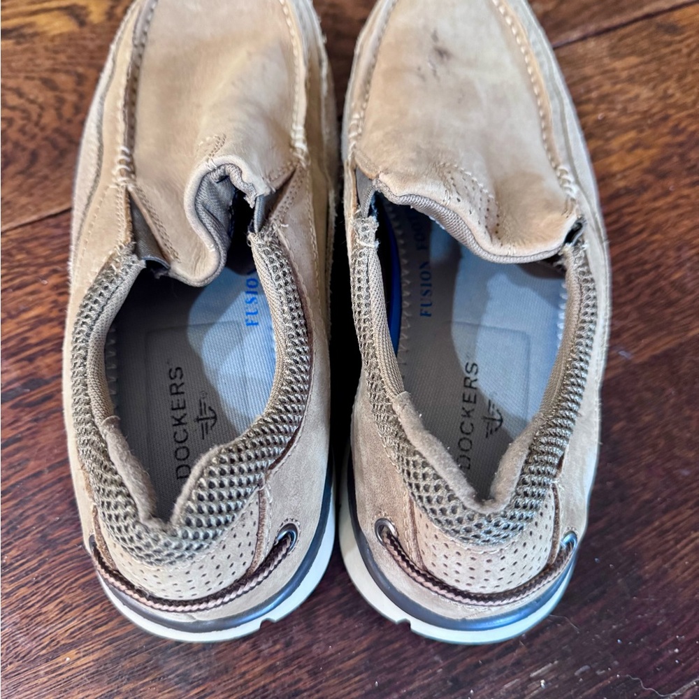 Dockers Tan Casual Slip-On Shoes - only worn a handful of times- check pictures